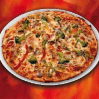 Pizza vegetarisch groß