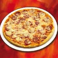Pizza Peperoniwurst groß